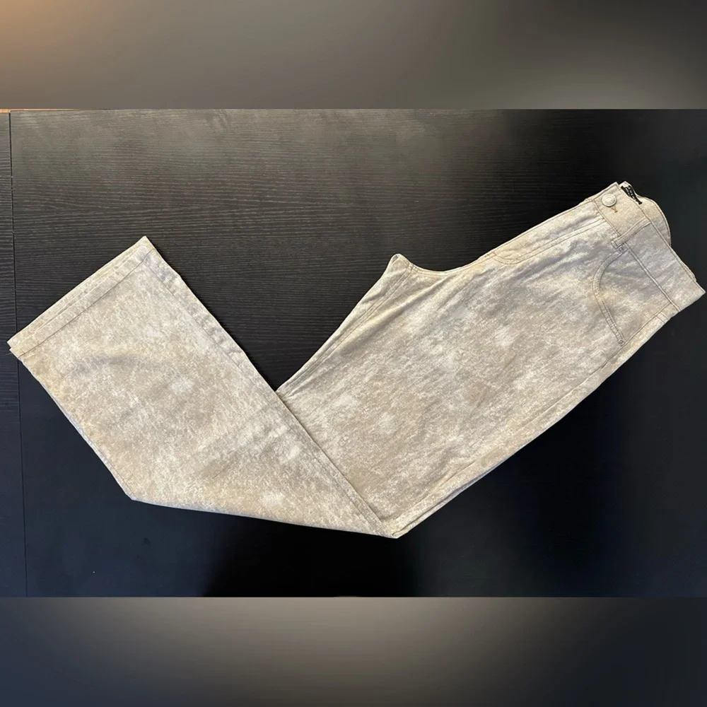 Zara Straight Leg Pants 50% Linen - Picture 1 of 11